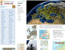 Tablet Screenshot of europe-atlas.com